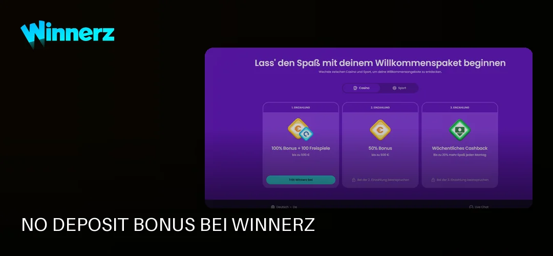 Winnerz promotional banner